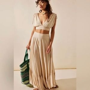 Free People Ashlyn skirt set, Small, NWT